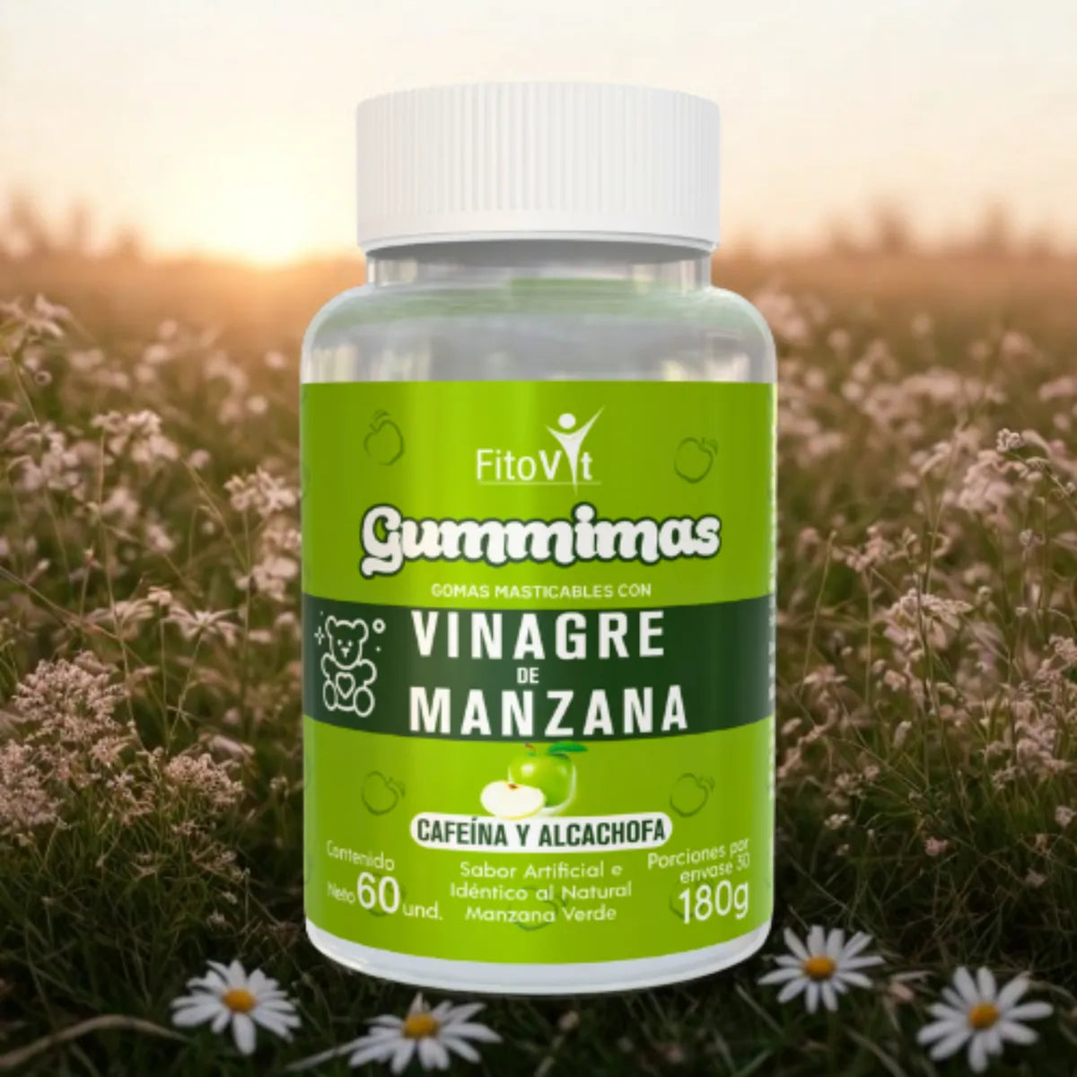 GOMITAS VINAGRE DE MANZANA VERDE