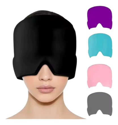 Gorro de gel para la migraña